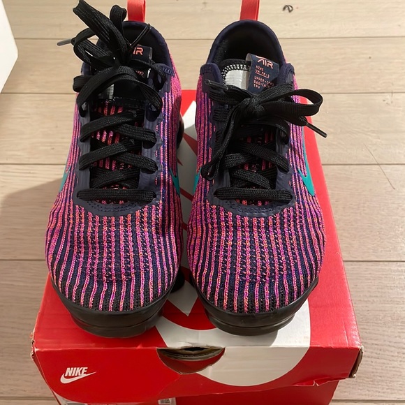 Air VaporMax Flyknit GS 'Blackened Blue Ember'